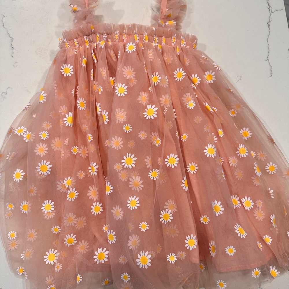 Toddler Flower Dress 3t wore once for pictures